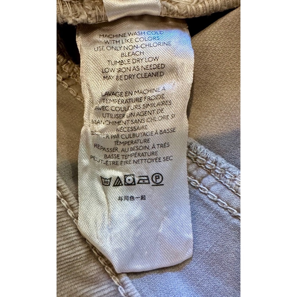 Free‎ People Good Luck Mid-Rise Corduroy Cord Jean Slouchy Tan Size 28 $198 - Picture 6 of 6